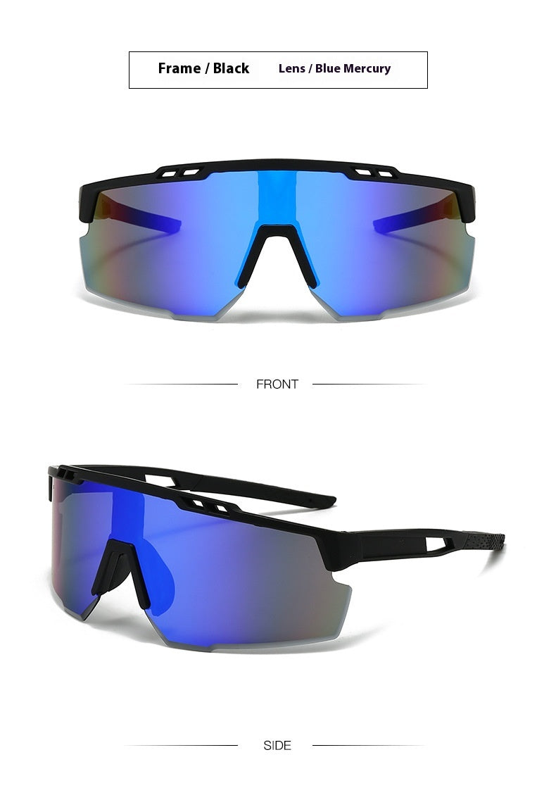 Black frame Blue Mercury Apex Polarized Performance Sunglasses