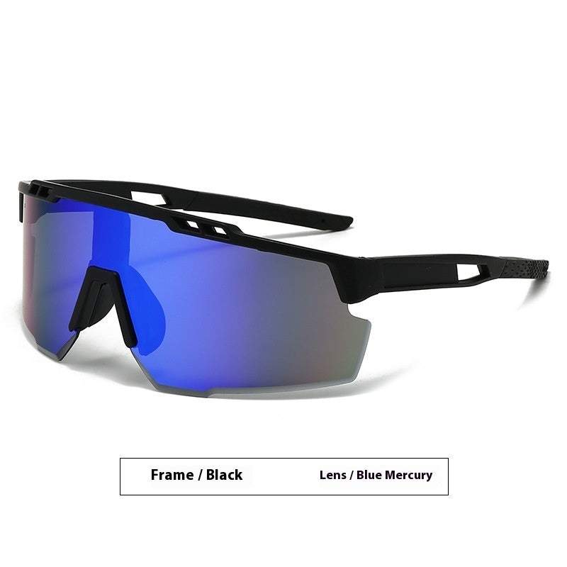 Black frame Blue Mercury Apex Polarized Performance Sunglasses
