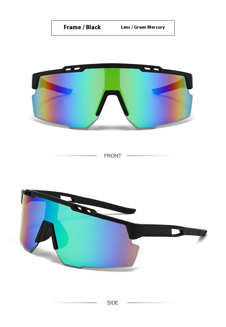 Black frame green Mercury Apex Polarized Performance Sunglasses